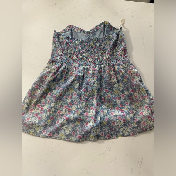 Vintage American Apparel Floral Strapless Romper - Picture 3 of 9